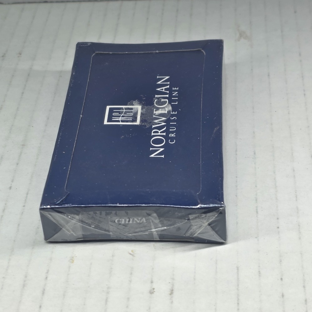 Sealed Norwegian Cruise Line NCL‎ Playing Cards Blue Travel Souvenir